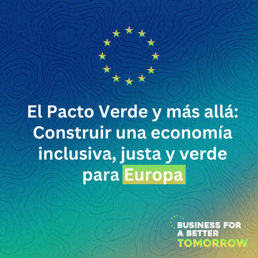 El pacto verde y más allá: construir una economía inclusiva, justa y verde para Europa
